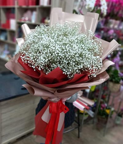 Букет цветов из: Гипсофила в Горетово