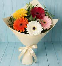 Букет цветов из:  Герберы в Горетово