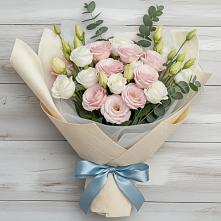 Букет цветов из:  Лизиантусы #REPLACE_PRED# Горетово