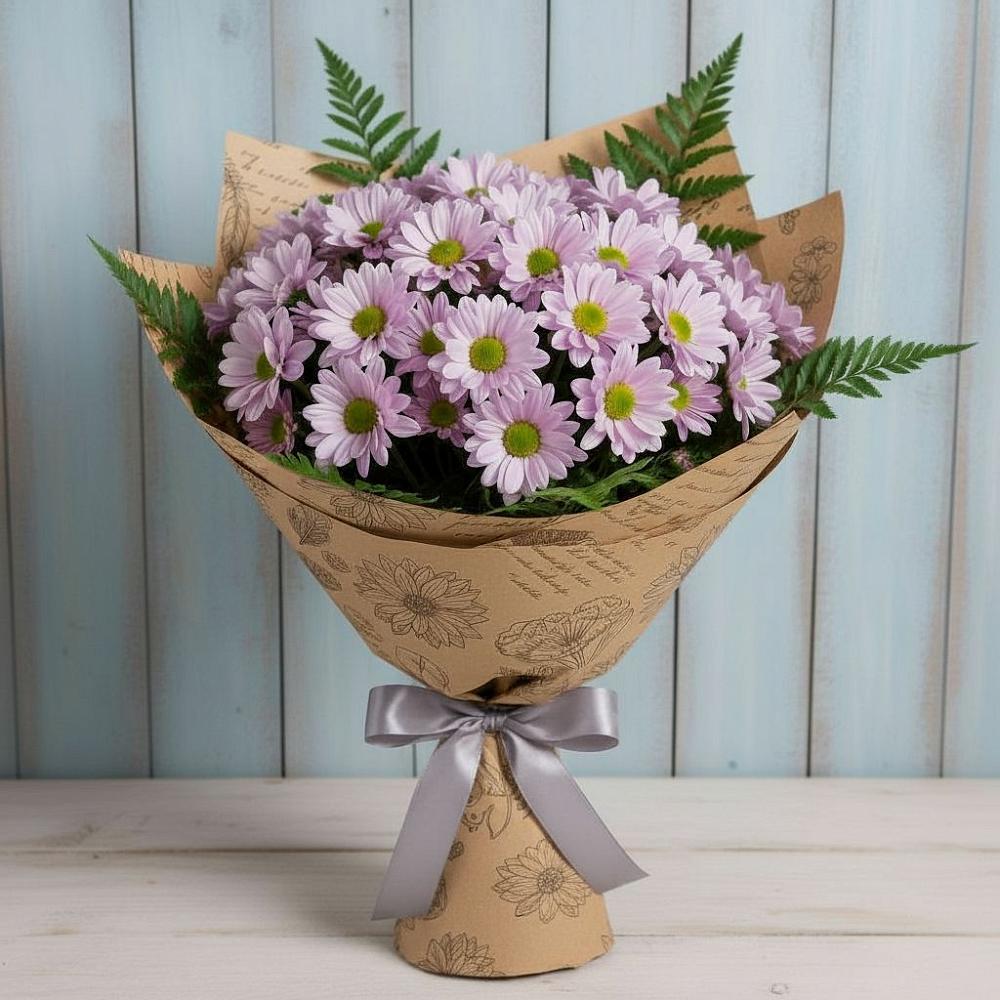 Букет цветов из: Хризантемы в Горетово