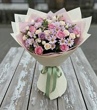 Букет цветов из:  Розы и Хризантемы #REPLACE_PRED# Горетово