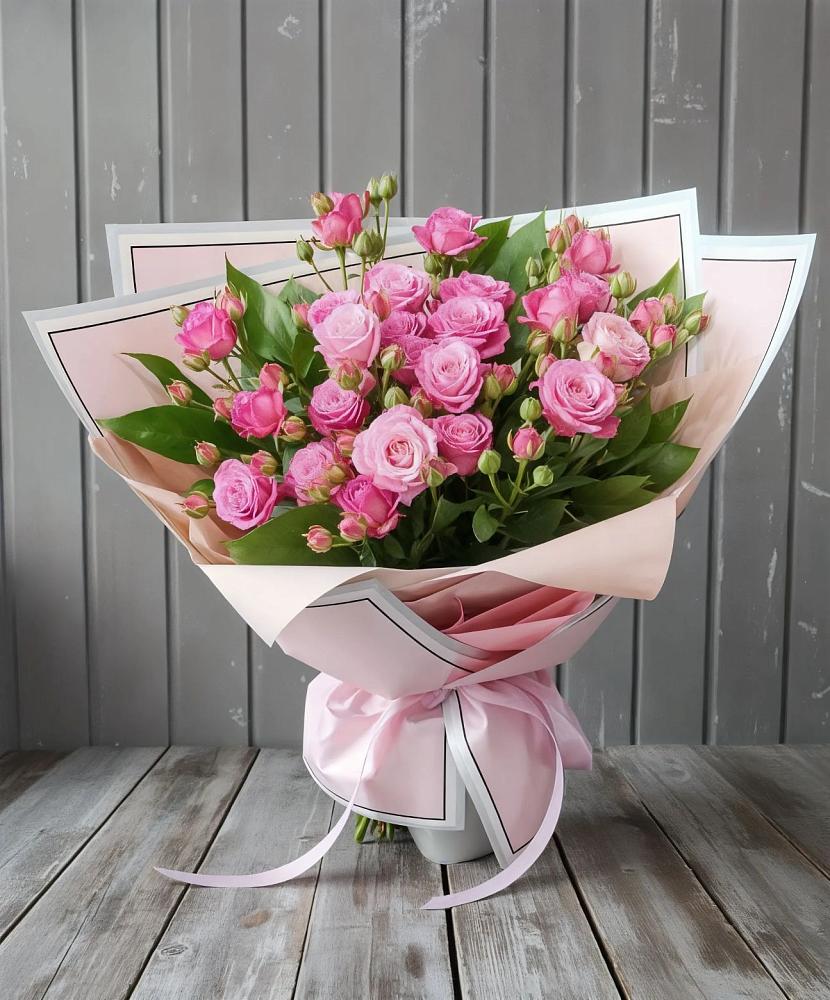 Букет Розовый кустик в Горетово