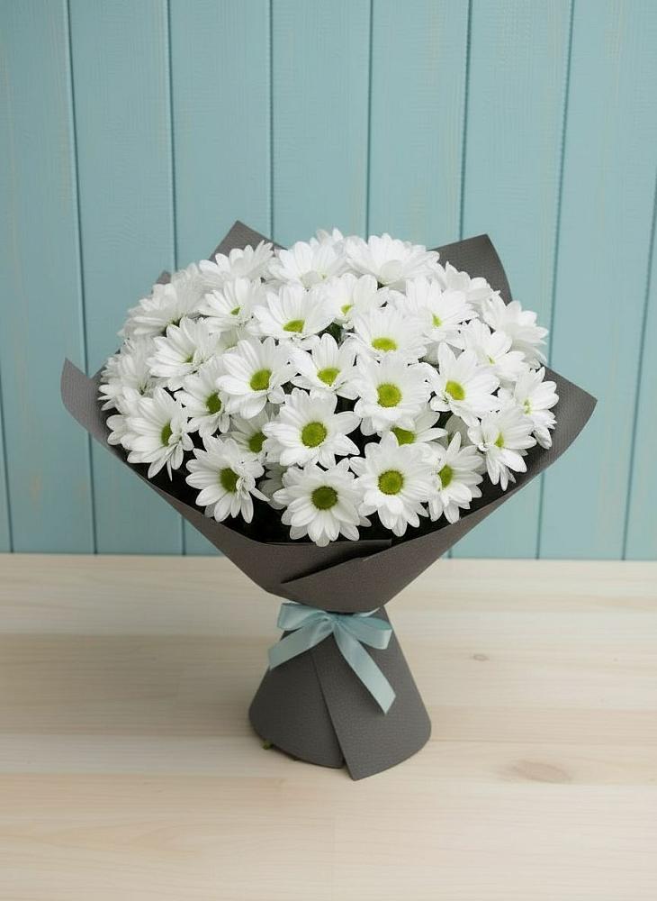 Букет цветов из: Хризантемы в Горетово