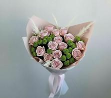 Букет цветов из:  Розы и Хризантемы в Горетово