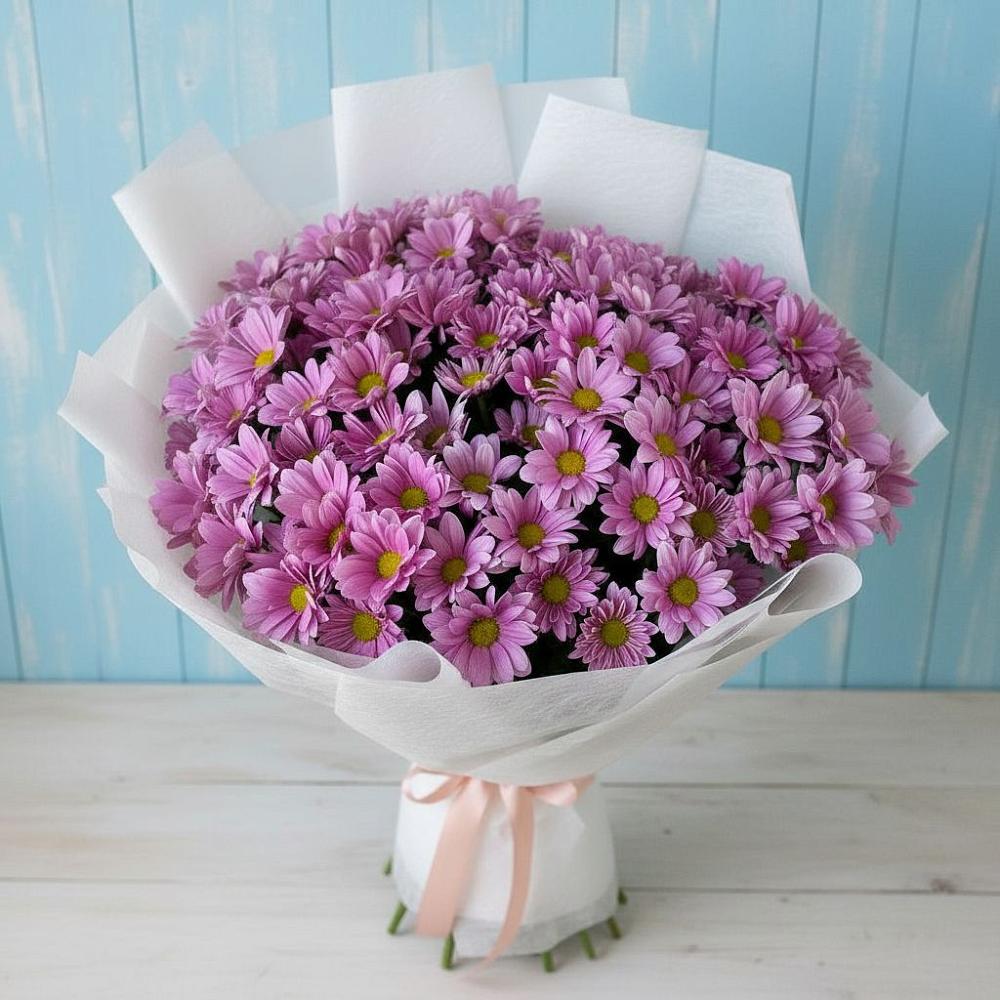 Букет цветов из: Хризантемы в Горетово